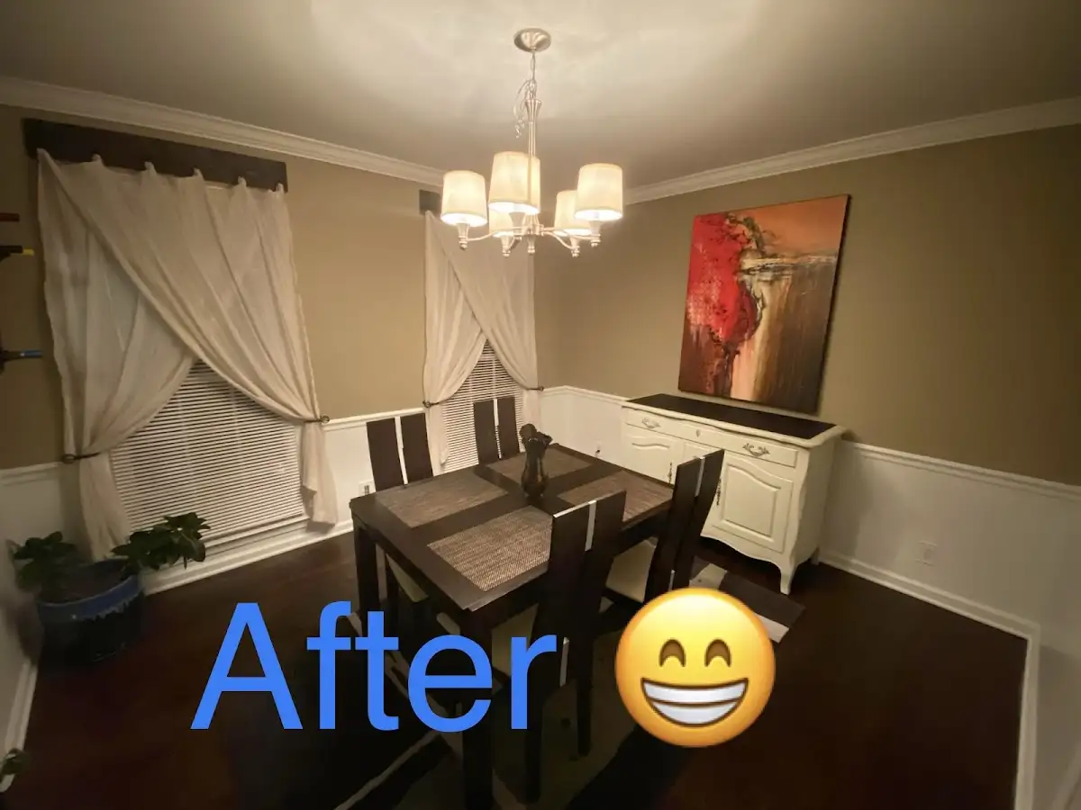 Professional dining room restoration after water damage in Hurley
