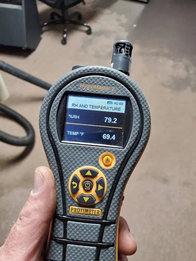 Moisture meter humidity assessment for Fire & Smoke Damage Restoration in Hurley